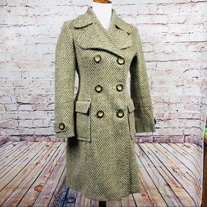 Womens Small Tweed Coat Jacket Hazel Small